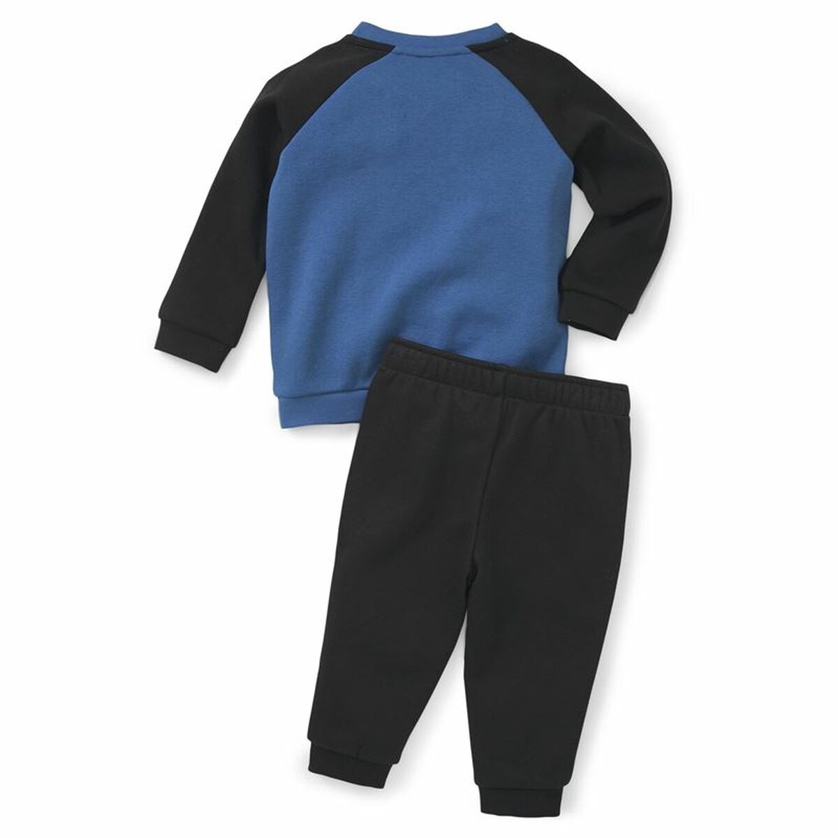 Детский спортивных костюм Puma Minicats Essentials Raglan Чёрный Синий-2