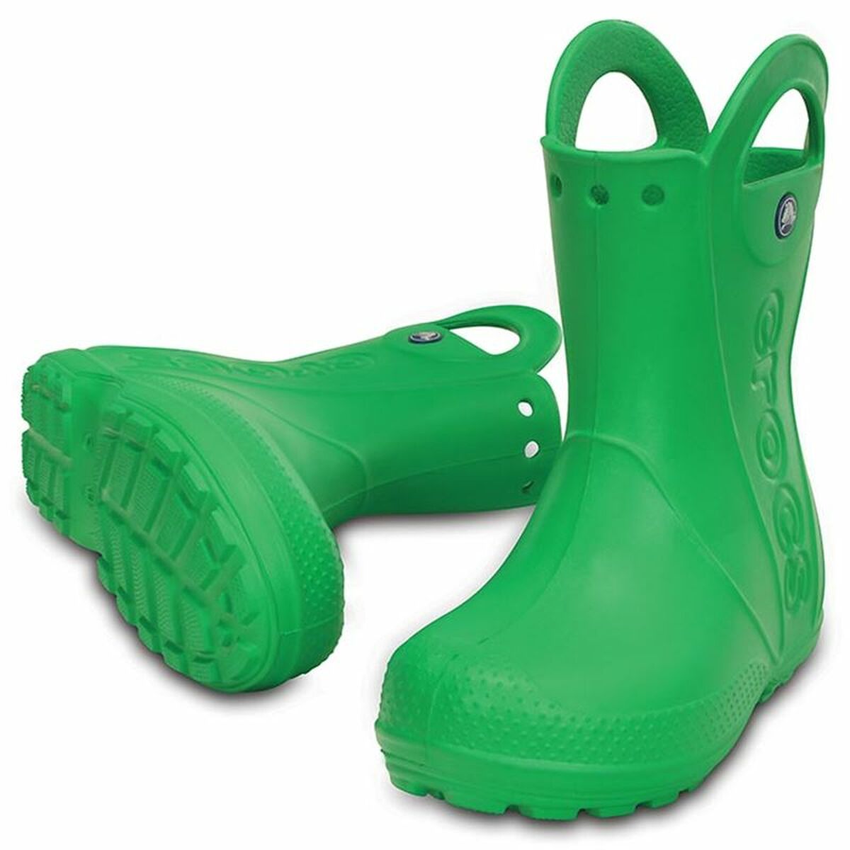 Детские сапоги Crocs Handle It Rain Зеленый-6