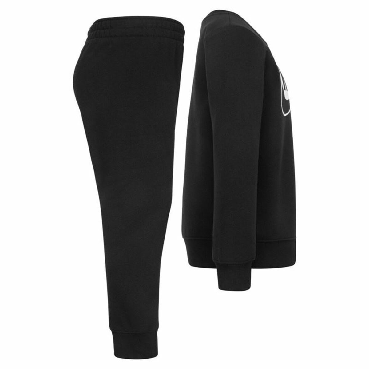Спортивный костюм для девочек Nike B Club Ssnl Чёрный-4