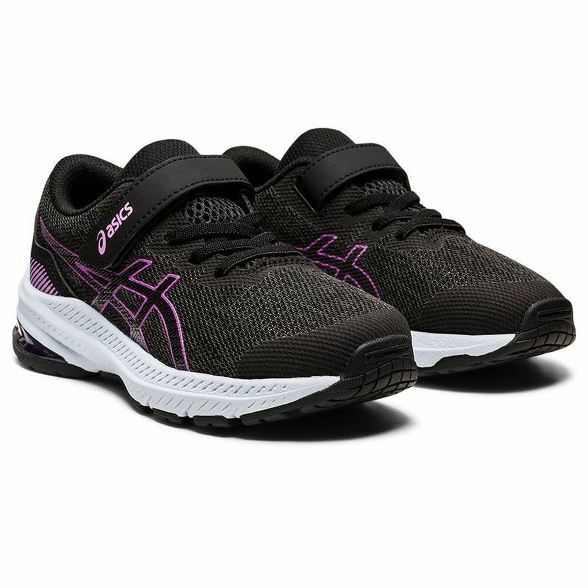 Беговые кроссовки для детей Asics GT-1000 11 Черный/Розовый-6