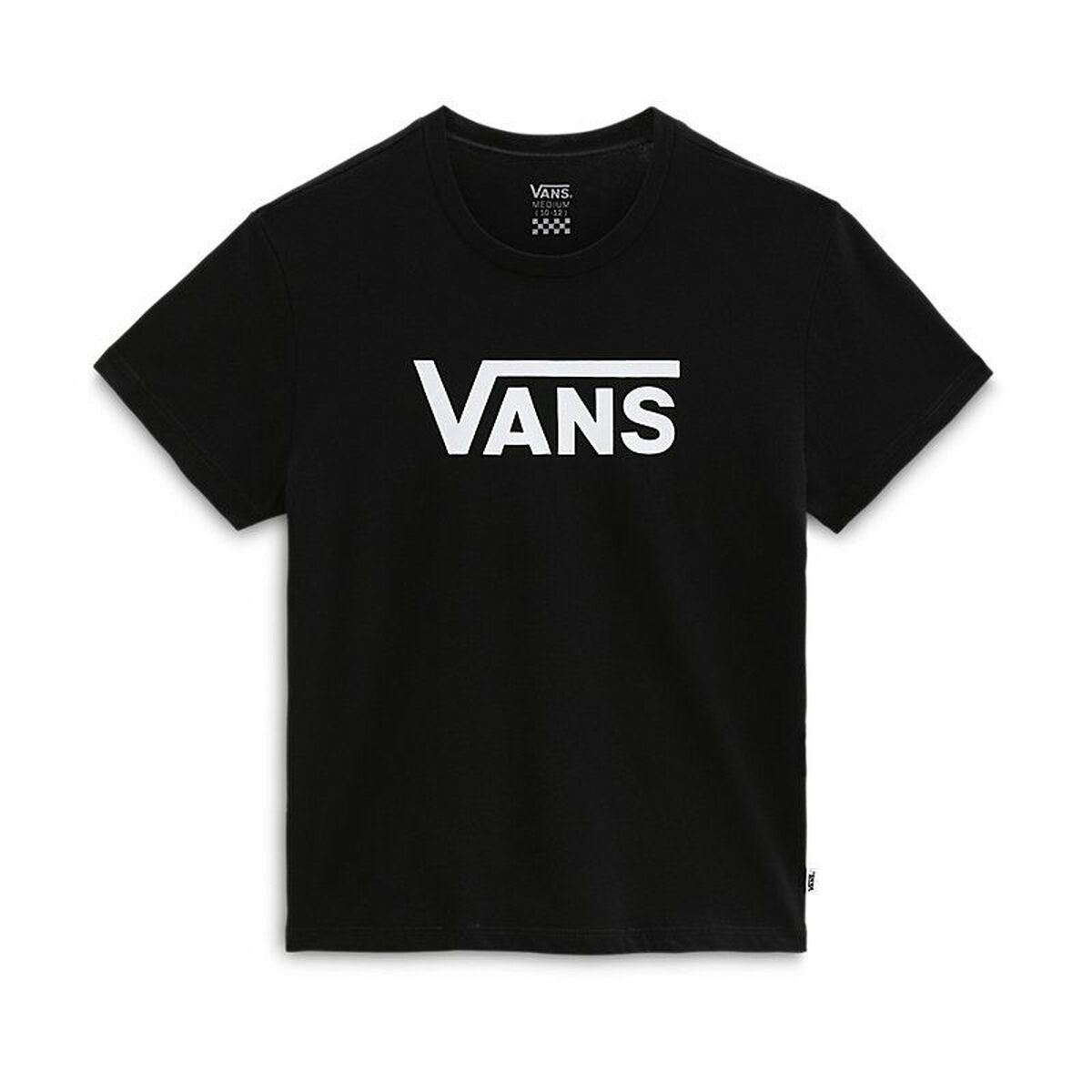Детский Футболка с коротким рукавом Vans Flying V Чёрный-3
