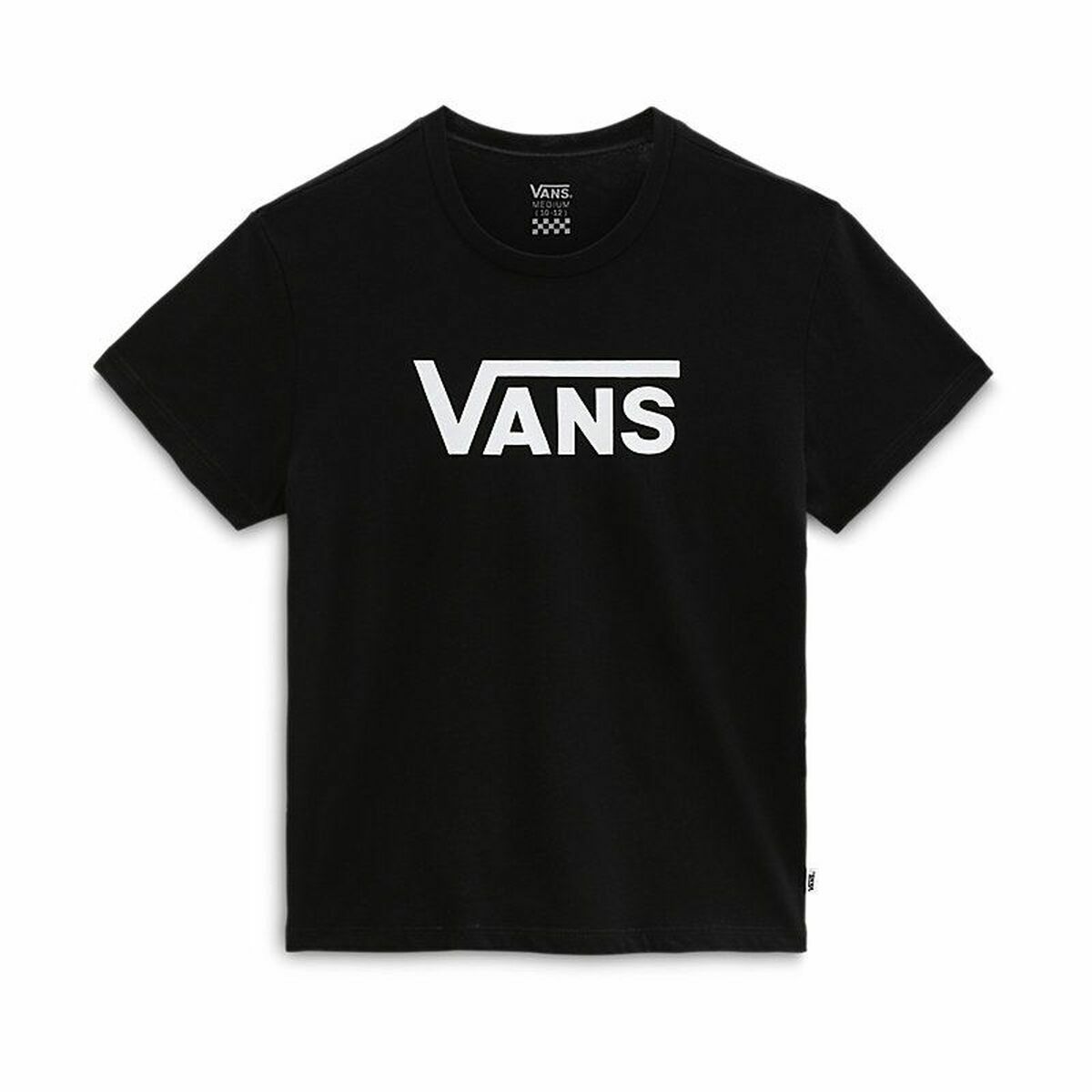 Детский Футболка с коротким рукавом Vans Flying V Чёрный-2