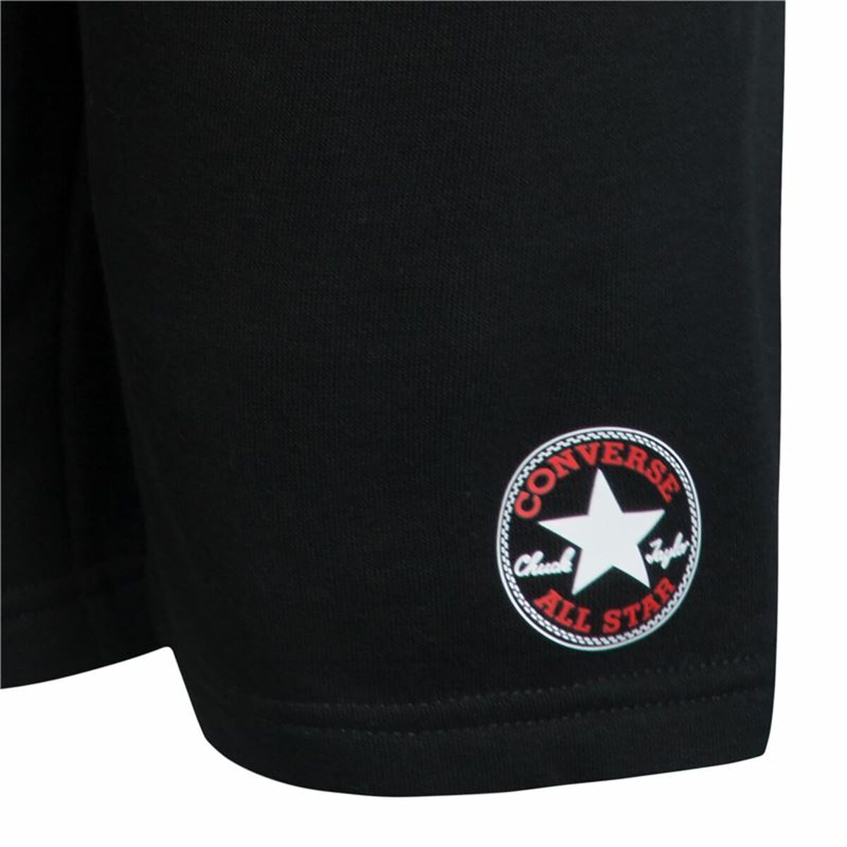 Спортивный костюм для девочек Converse Core Tee Ft Short Чёрный Розовый-3