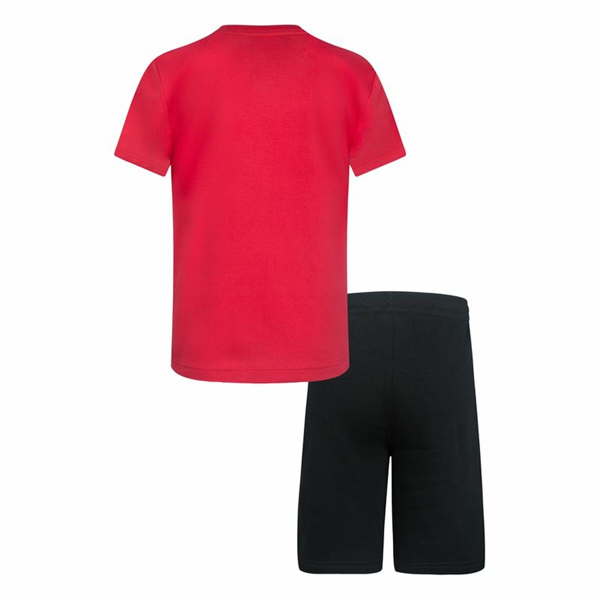 Спортивный костюм для девочек Converse Core Tee Ft Short Чёрный Розовый-5