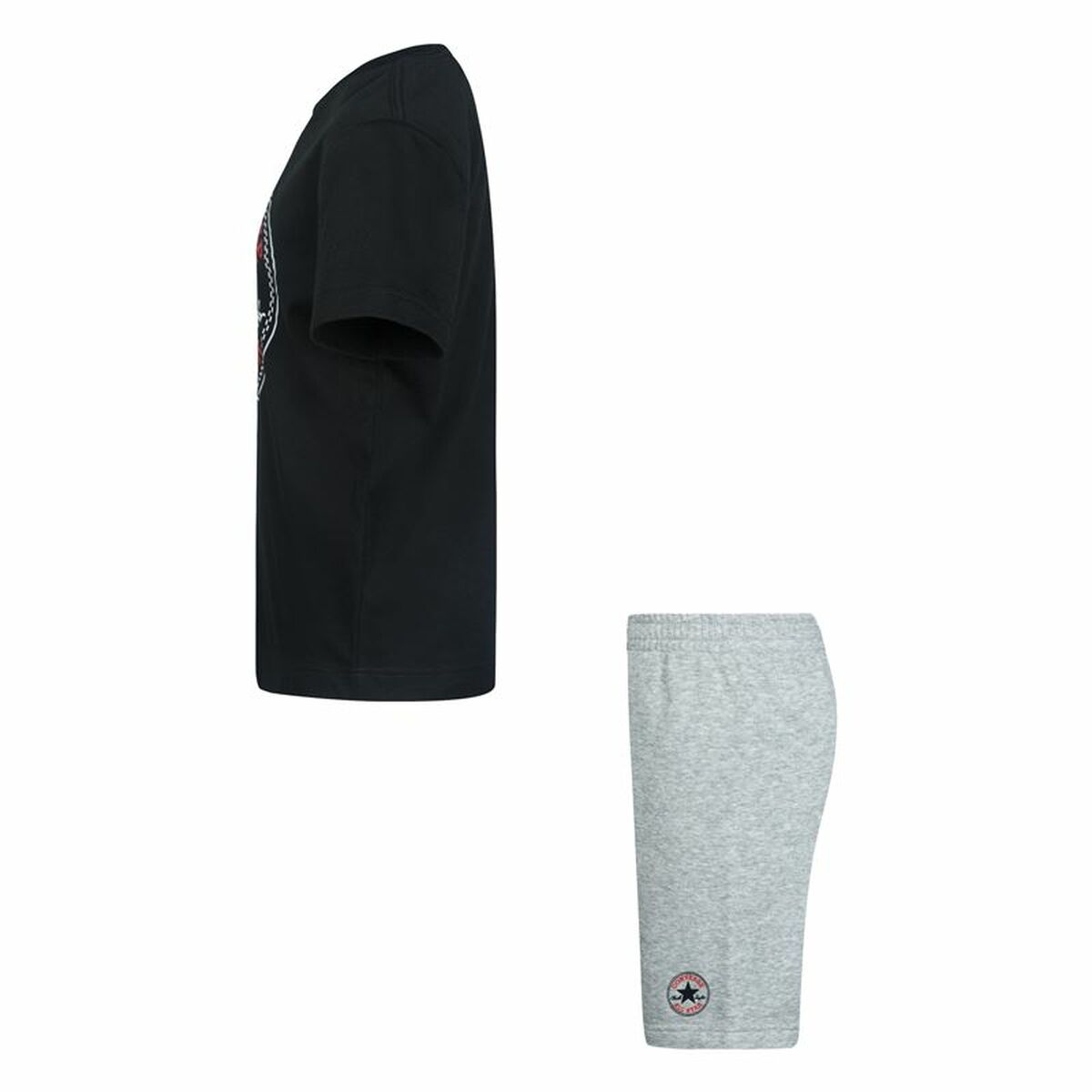 Спортивный костюм для девочек Converse Core Tee Черный/Серый-6