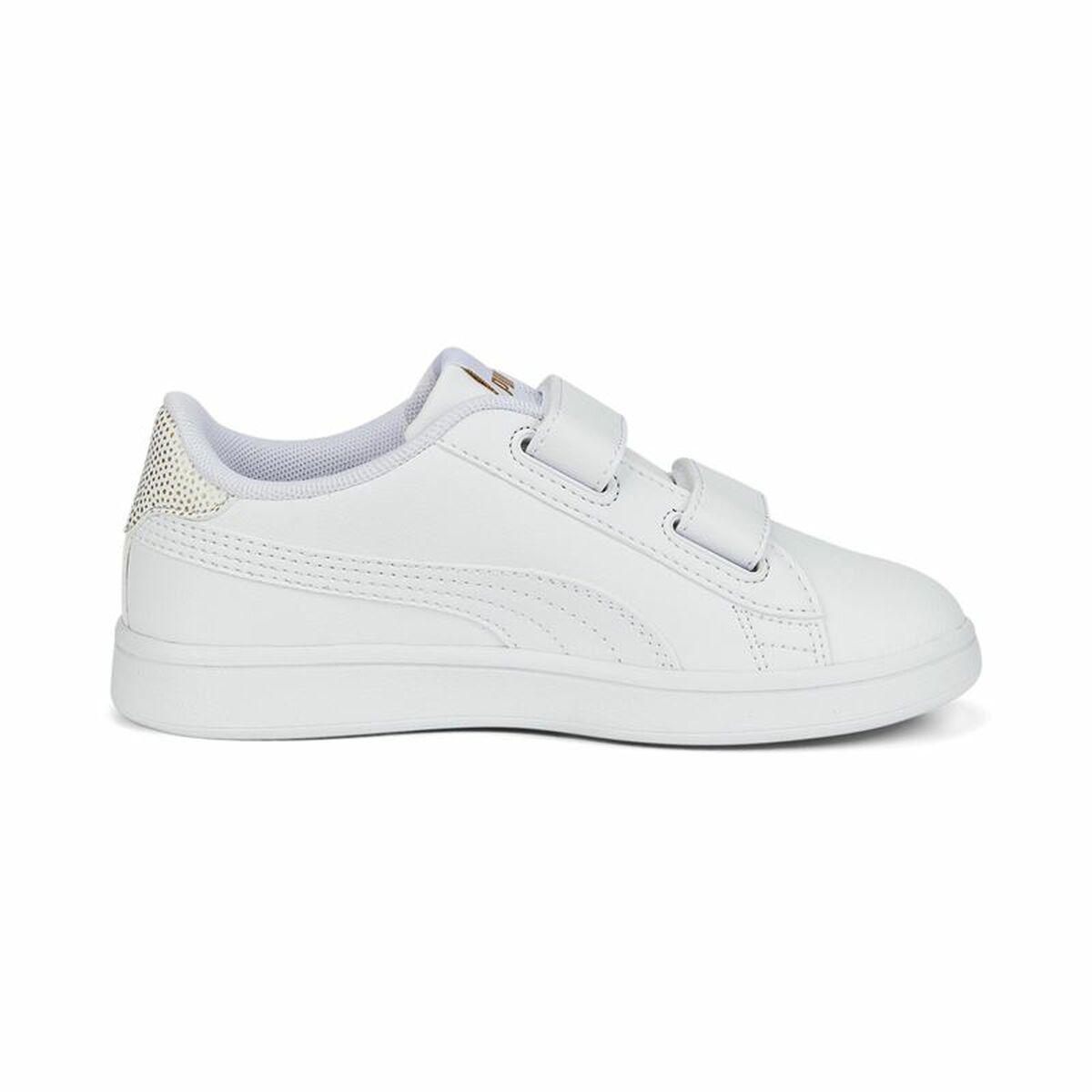Детские спортивные кроссовки Puma Smash v2 Metallics Белый-2