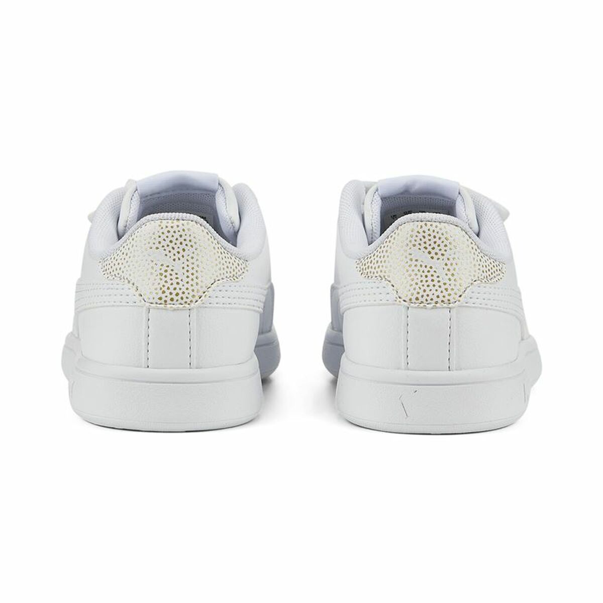 Детские спортивные кроссовки Puma Smash v2 Metallics Белый-6