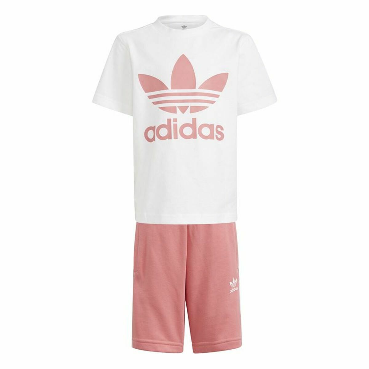 Спортивный костюм для девочек Adidas Trifolio  Белый-2