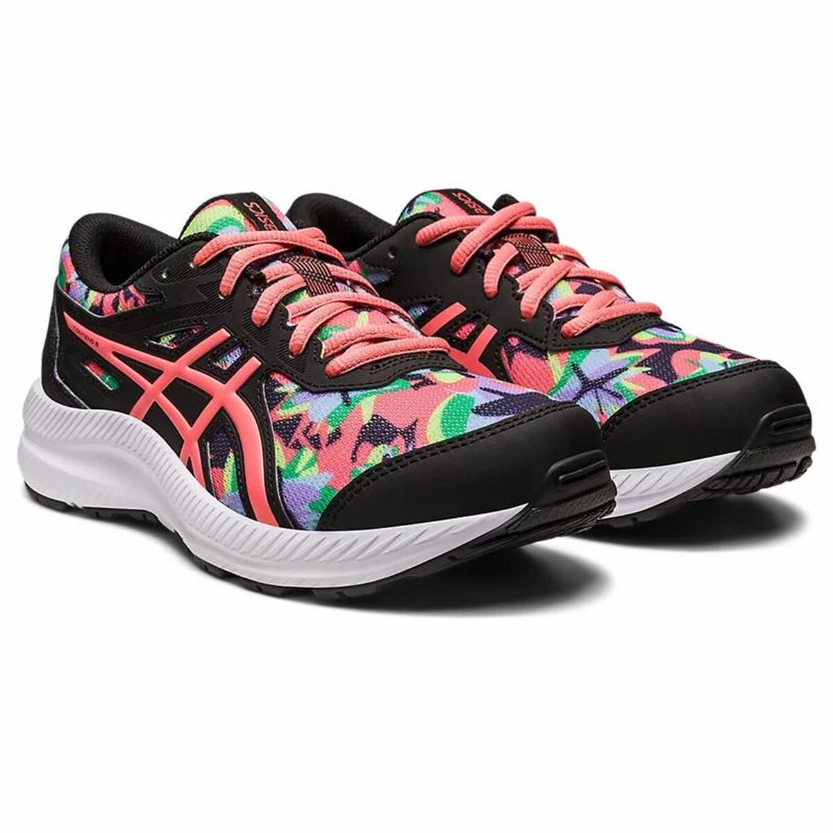 Беговые кроссовки для детей Asics Contend 8 Чёрный-4