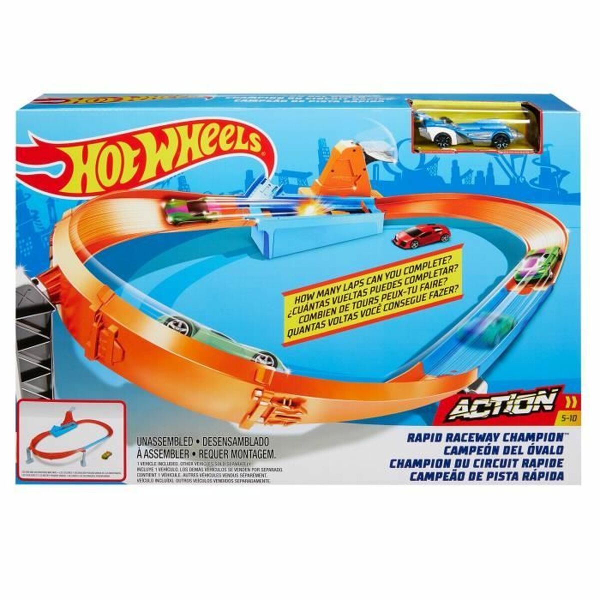 Трасса c Рампами Hot Wheels-4