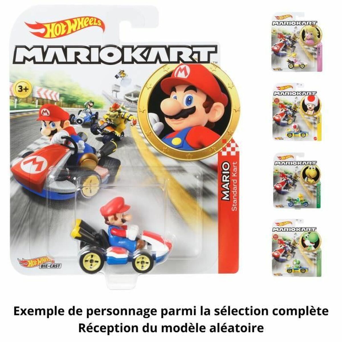 Hot Wheels Mario Kart Toy Car 1:64-4
