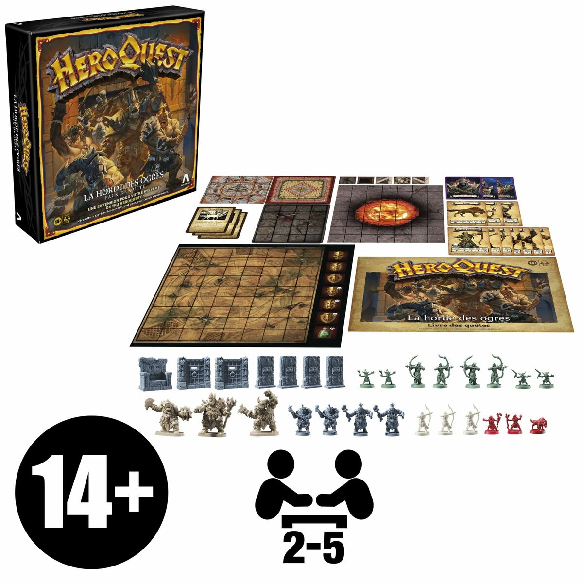 Jogo de tabuleiro Hasbro Hero Quest (TR)-3
