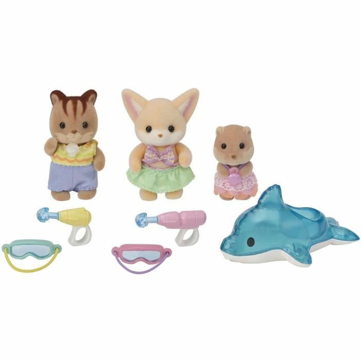 Sylvanian Families 5749 Nursery Friends Pool Fun trio dollhouse accessories-4