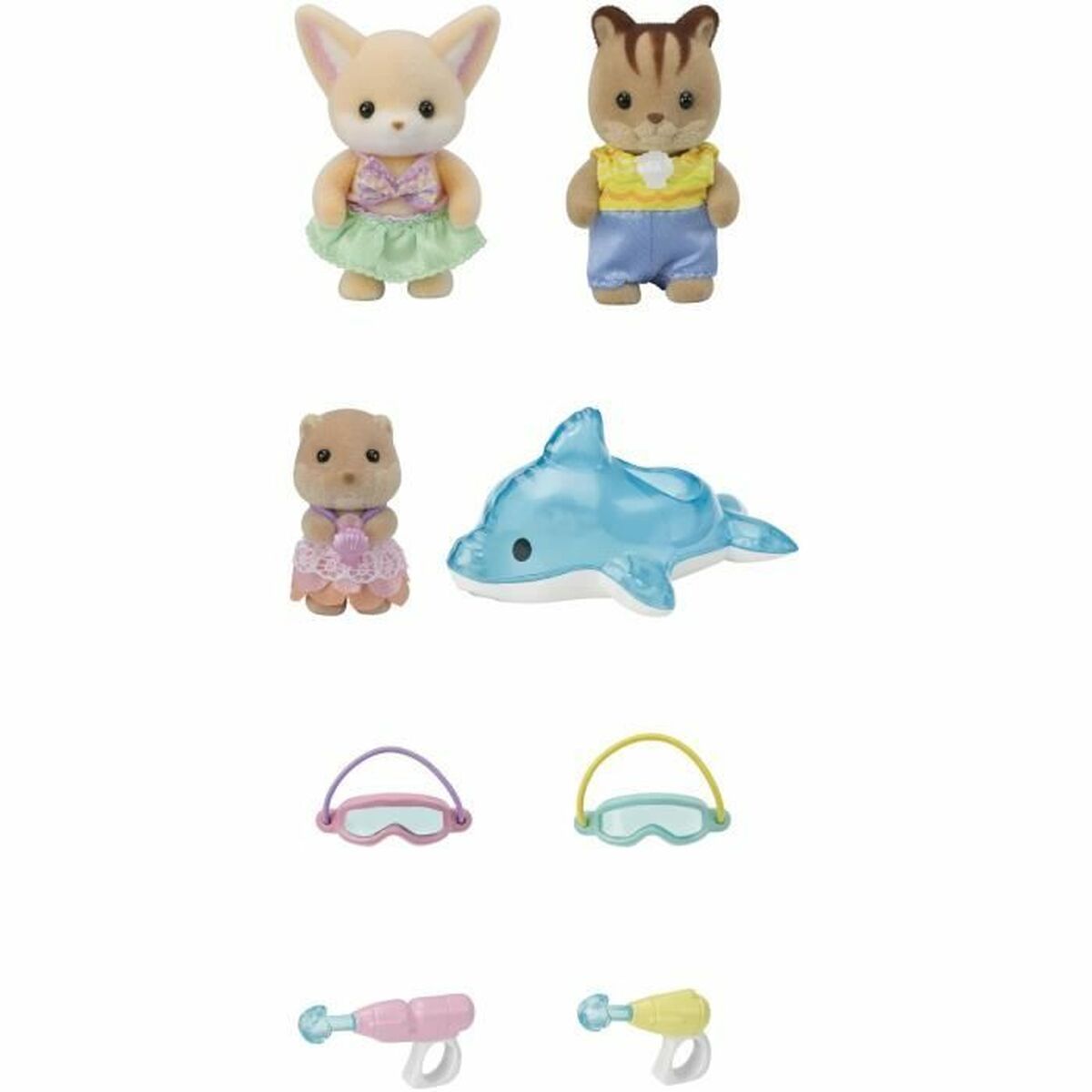 Sylvanian Families 5749 Nursery Friends Pool Fun trio dollhouse accessories-5