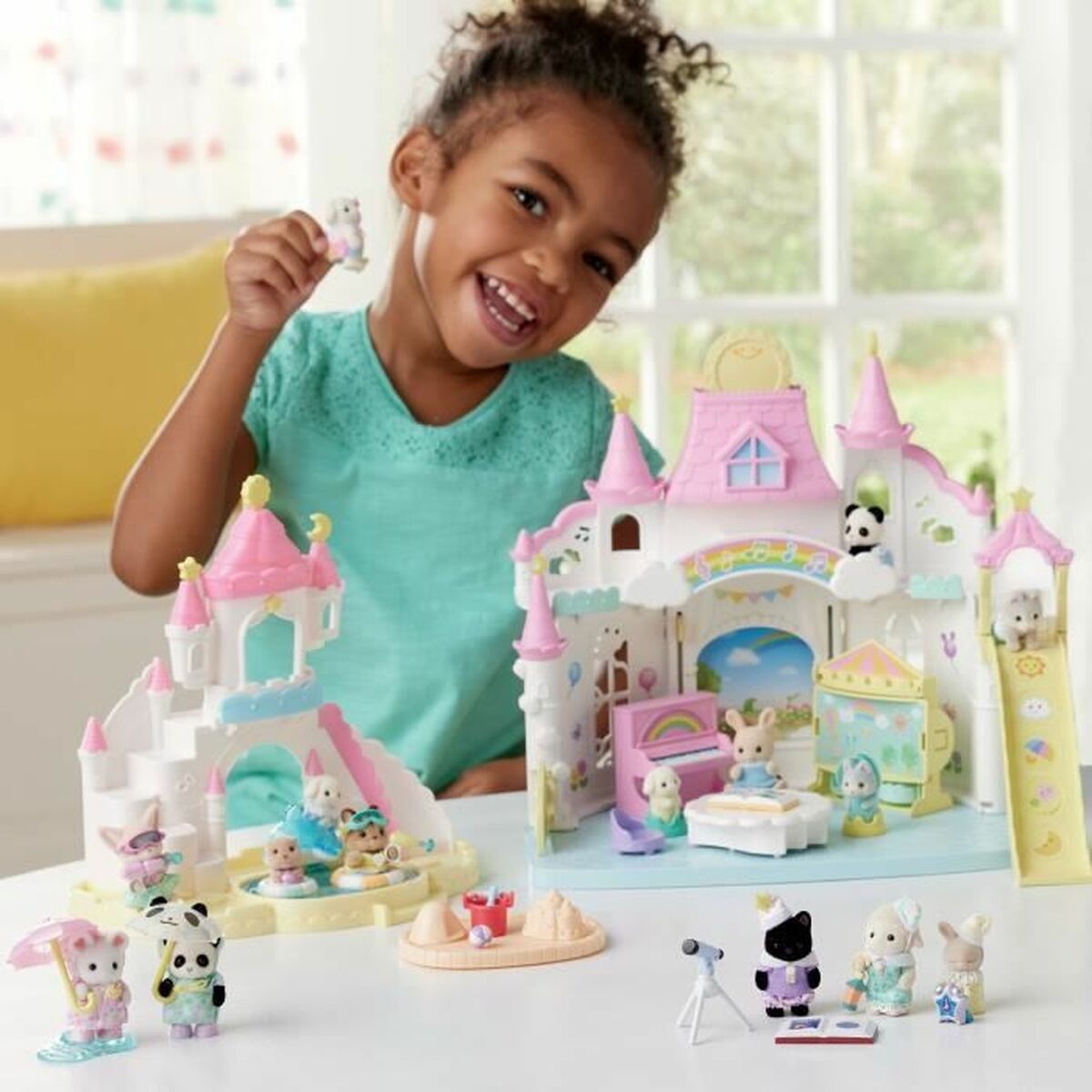 Sylvanian Families 5749 Nursery Friends Pool Fun trio dollhouse accessories-6