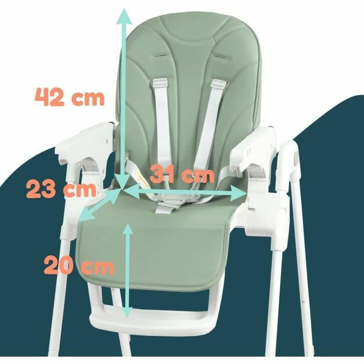 Child's Chair Looping Зеленый-6