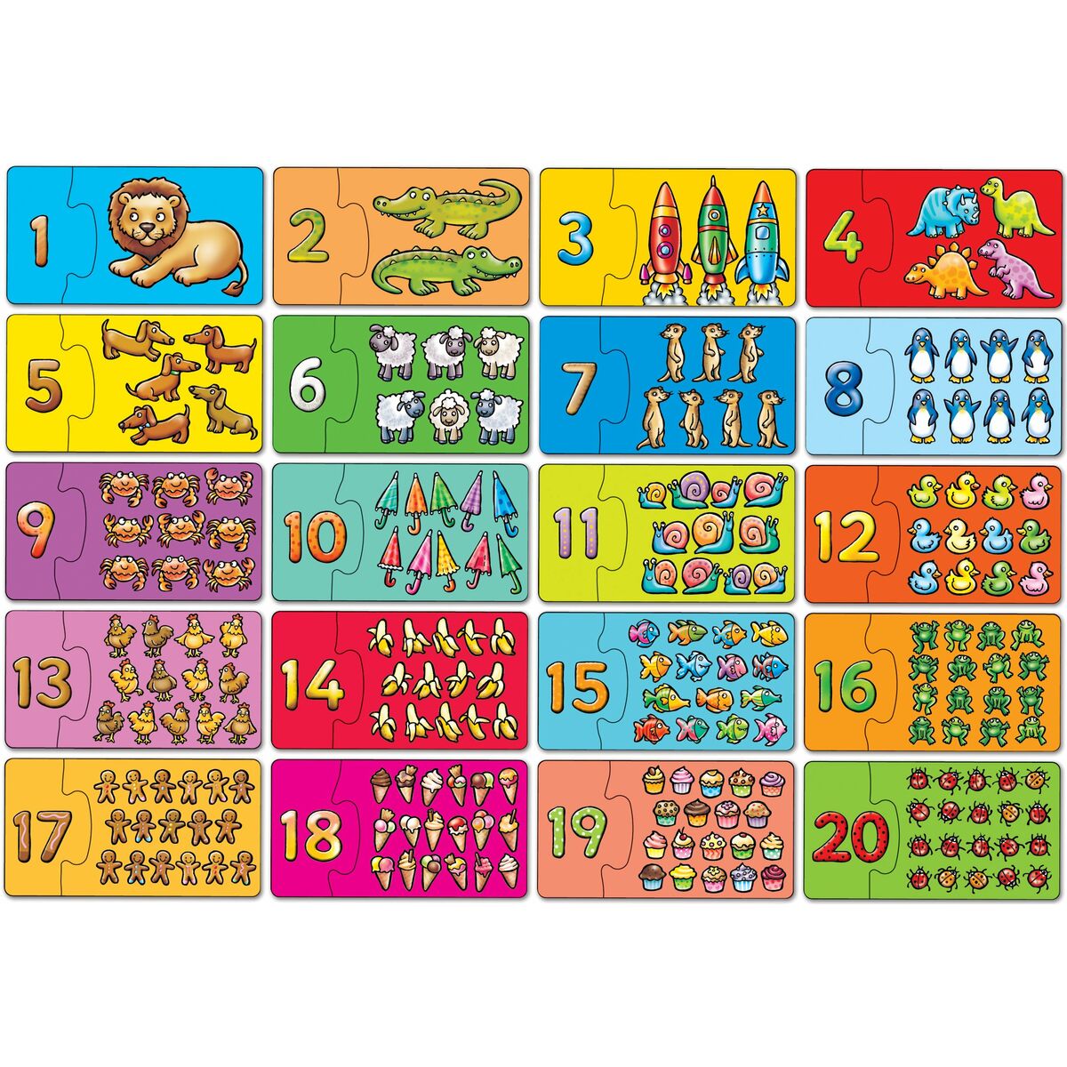 Orchard Match and count educational set (FR)-2