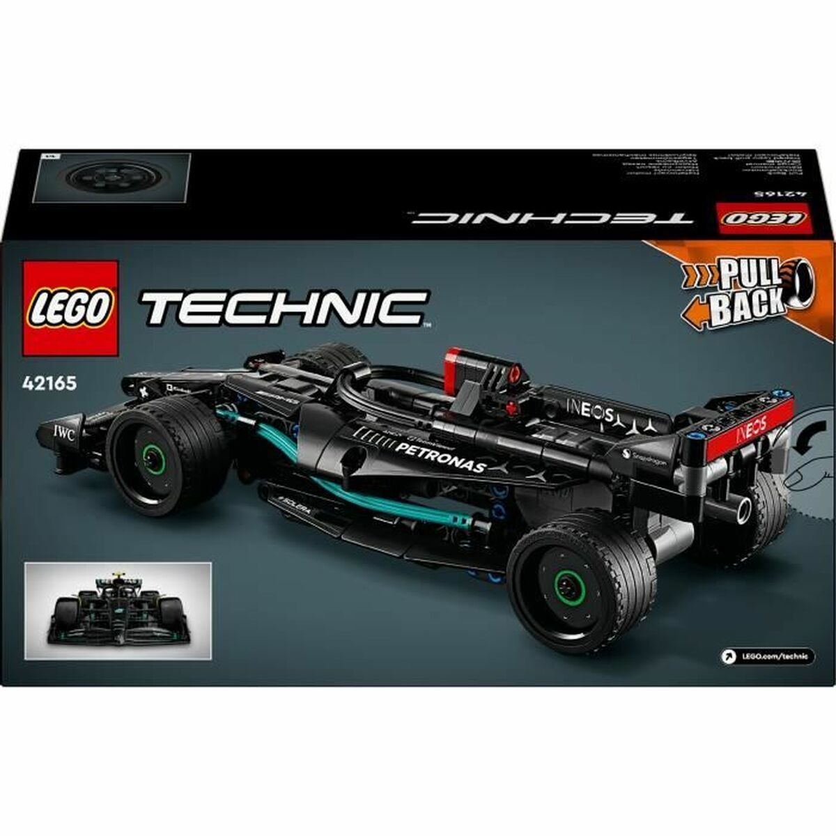 Строительный набор Lego 42165 Mercedes - AMG F1 W14 Pull back-6