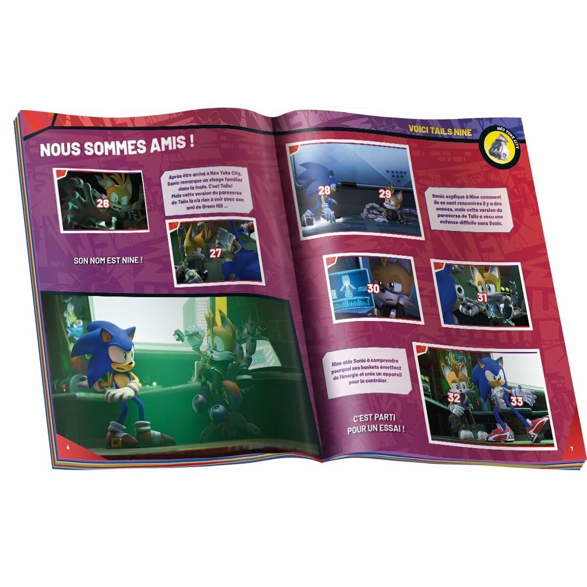 Альбом с наклейками Panini Sonic Prime-2