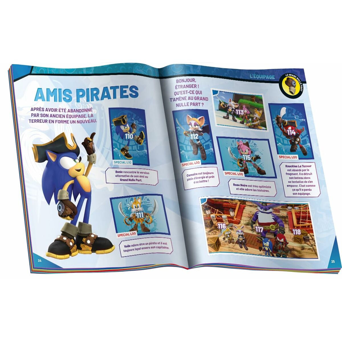Альбом с наклейками Panini Sonic Prime-3