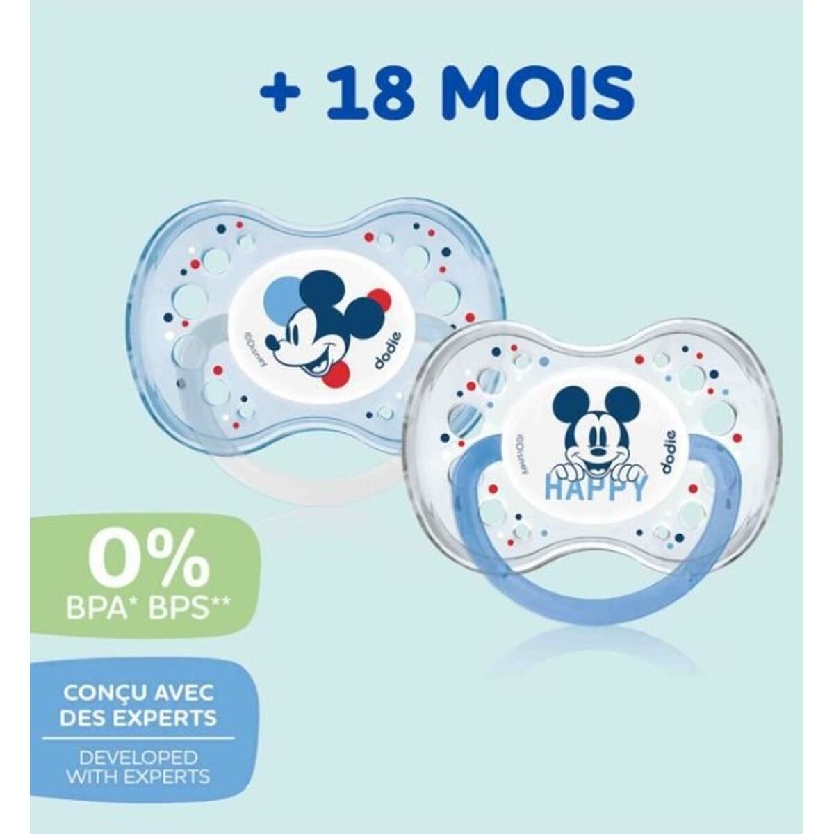 Успокоитель Dodie Mickey Mouse + 18 Months-2