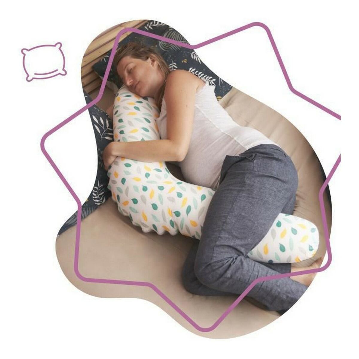 Breastfeeding Cushion Badabulle 2-in-1 Evolutive-2