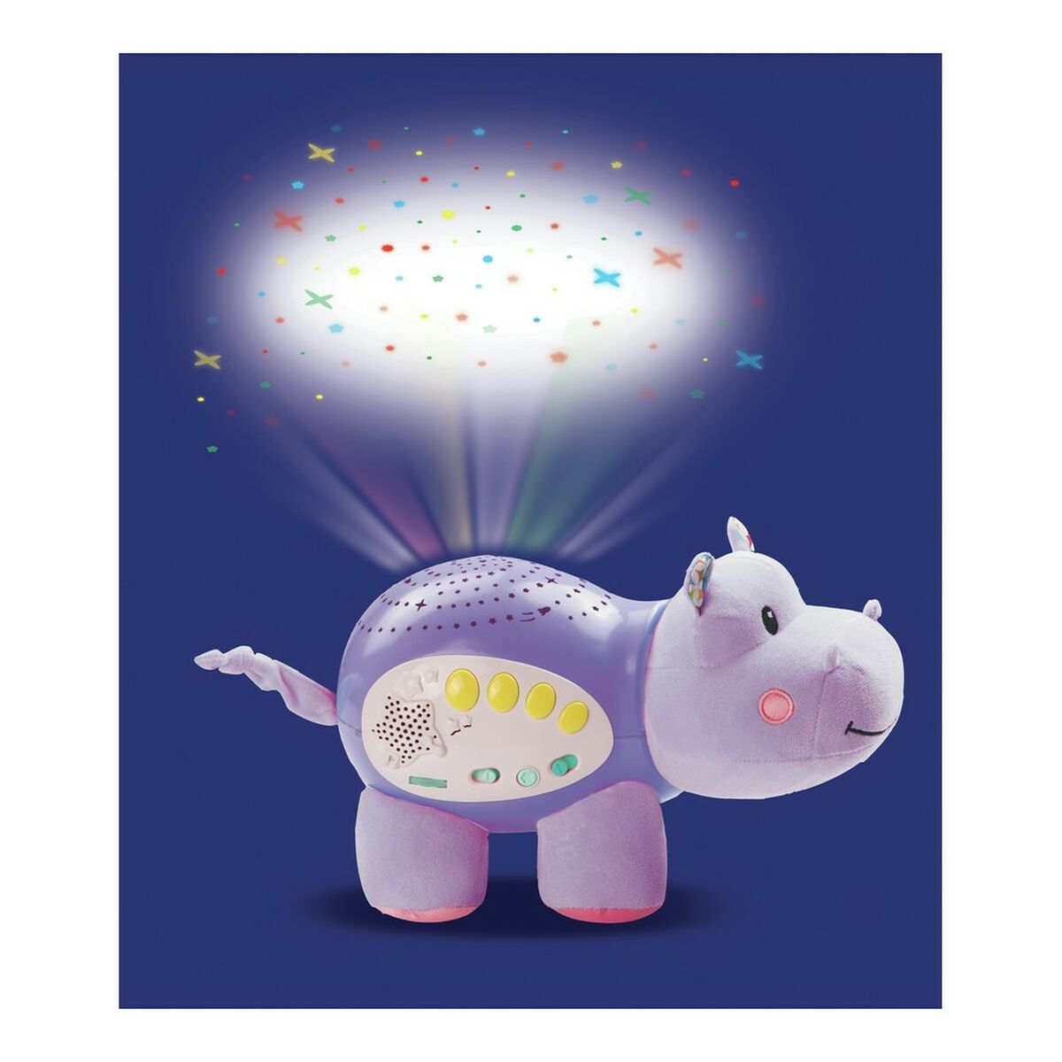 Плюшевая игрушка, издающая звуки Vtech Hippo Dodo Starry Night (FR) Фиолетовый-3