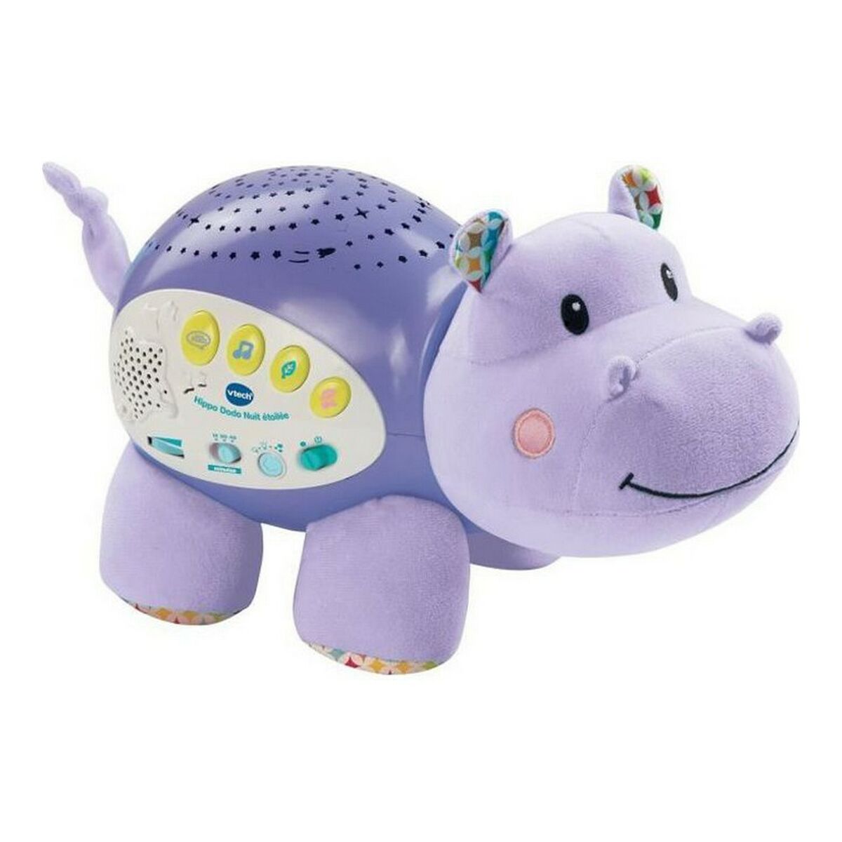 Плюшевая игрушка, издающая звуки Vtech Hippo Dodo Starry Night (FR) Фиолетовый-4