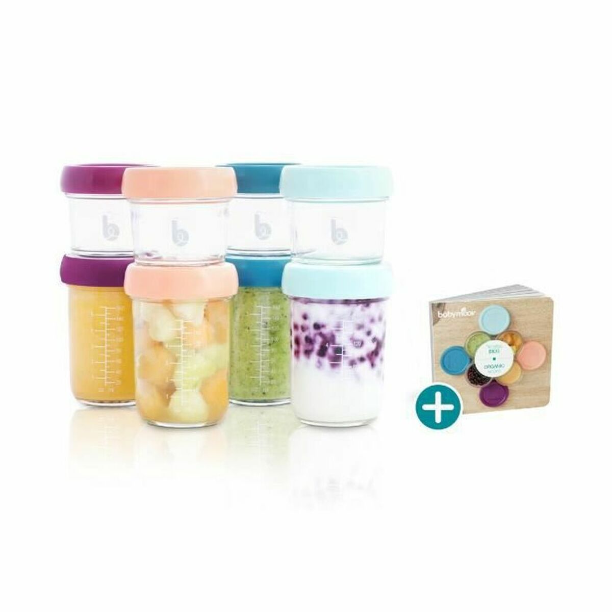 Babymoov Airtight тамақ өнімдерін сақтауға арналған контейнер 8 дана
