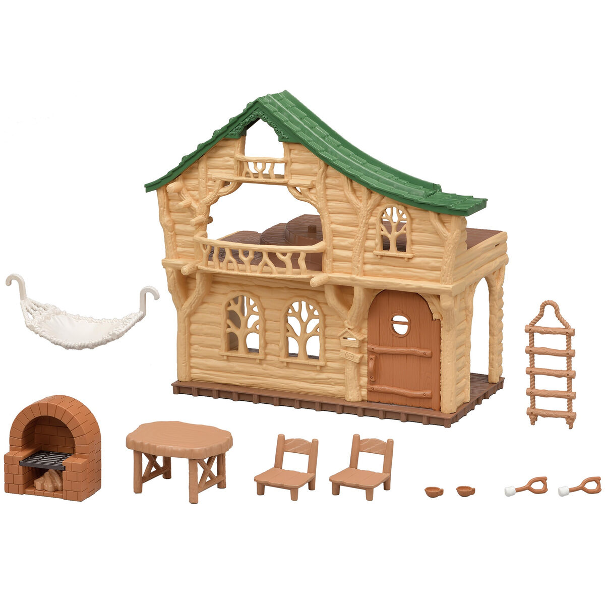 Sylvanian Families Dollhouse The Lake Chalet-3