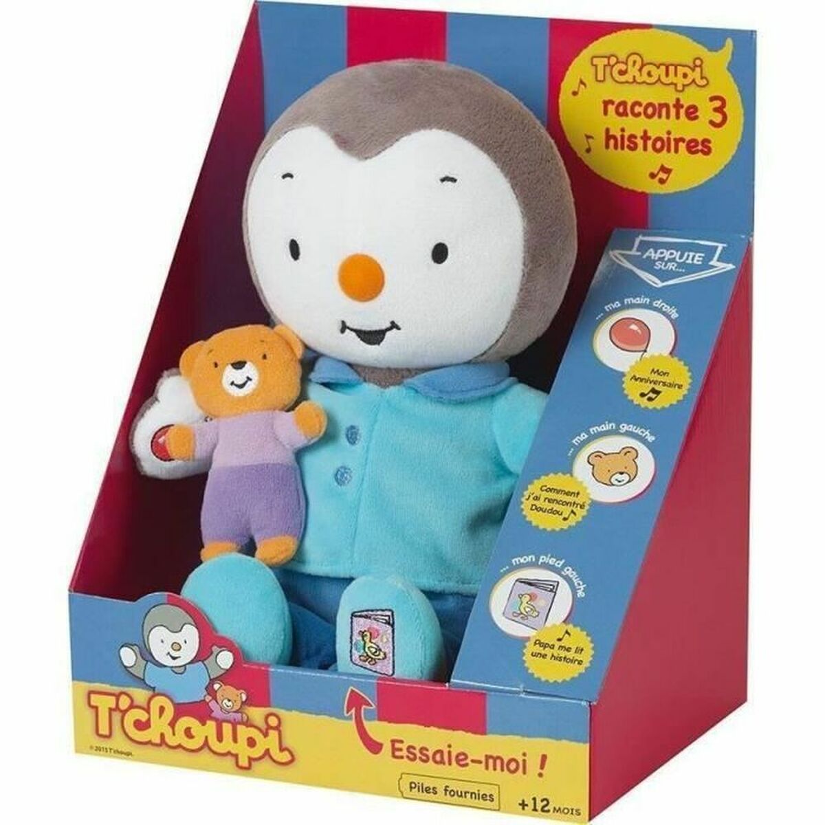 Interactive animal Jemini T'choupi 30 cm-2