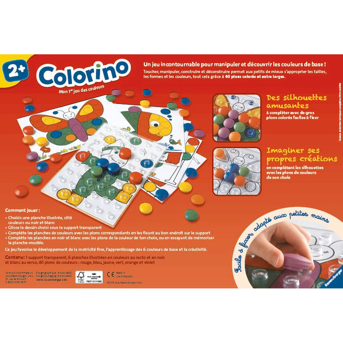 Ravensburger Colorino Children's Educational Game Multicolored (French) (FR)-2