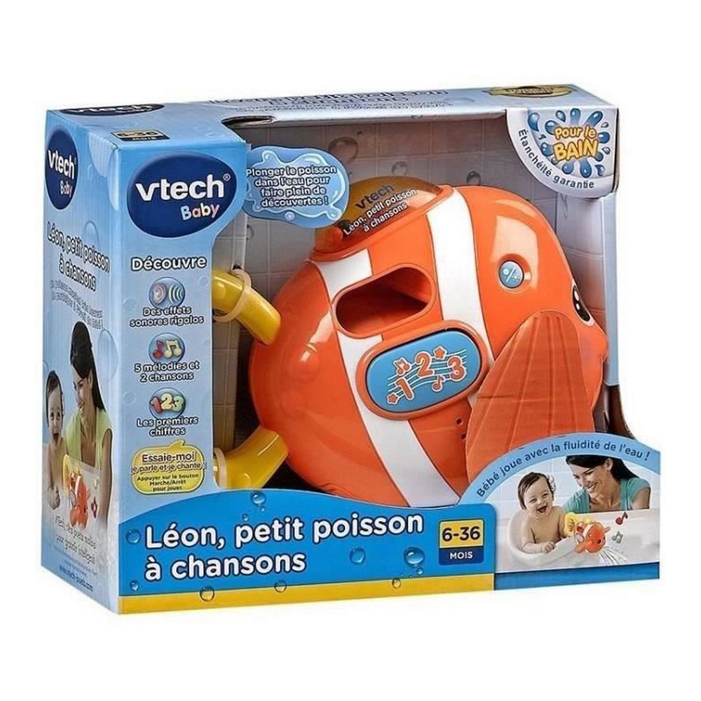 Vtech Baby Léon toy, Petit Poisson à Chanson-2