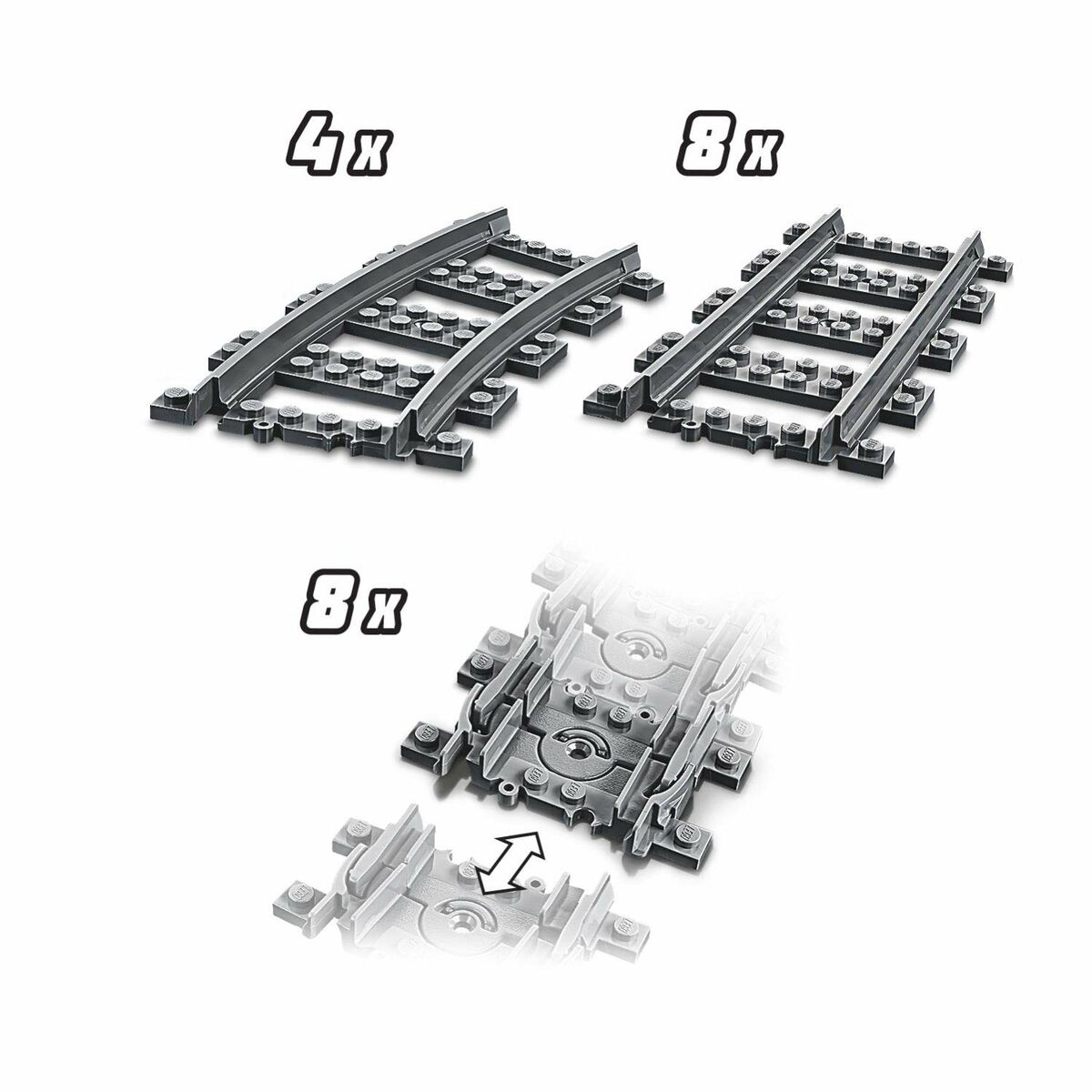 Playset Lego City Rail 60238 Accessories-2