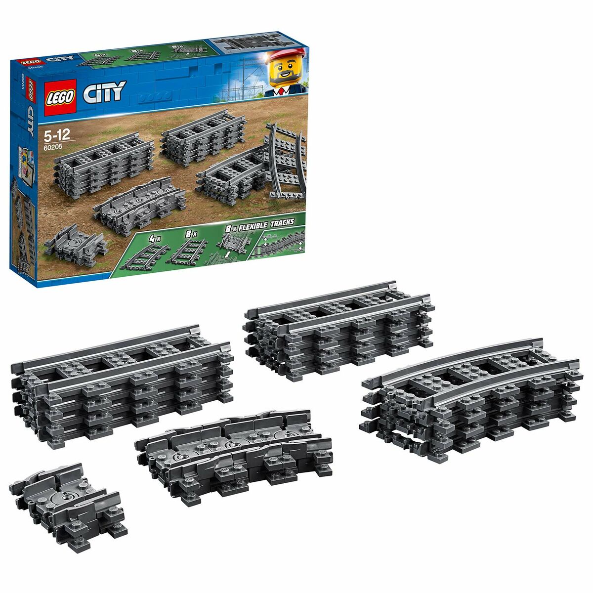 Playset Lego City Rail 60238 Accessories-4