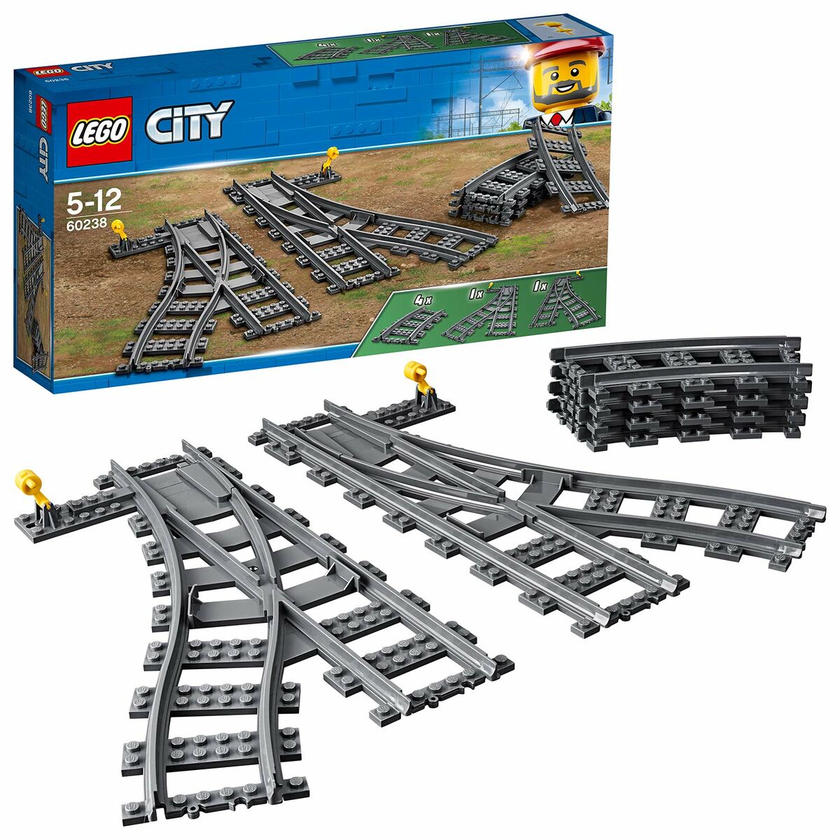 Playset Lego City Rail 60238 Accessories-7