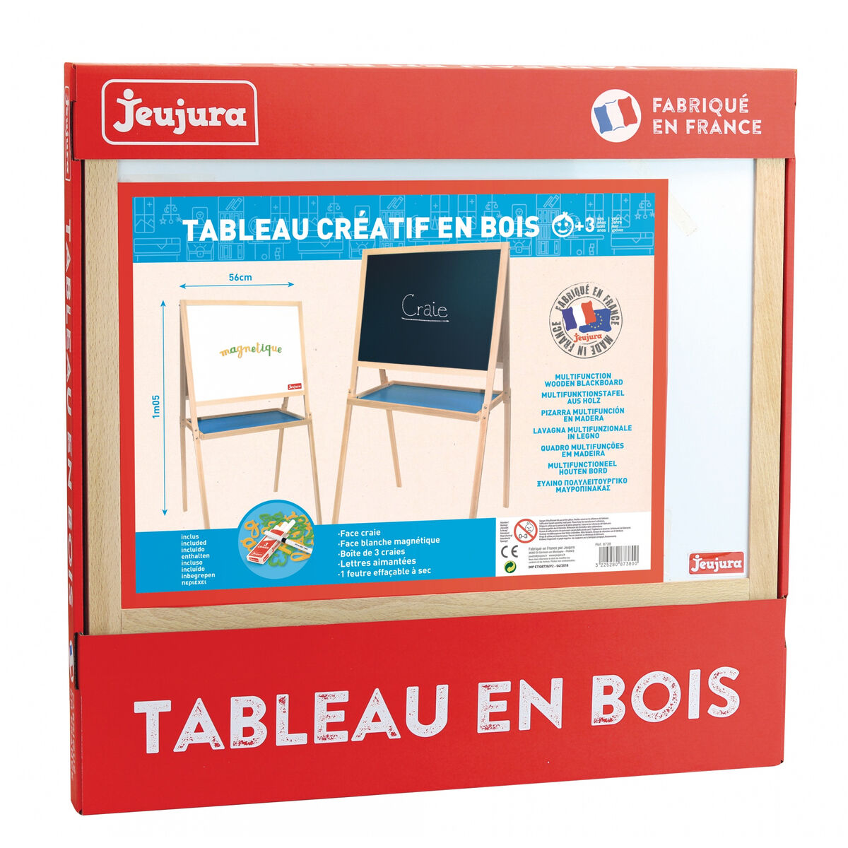 Double Sided Board Jeujura Wooden Painting Magnetic-2