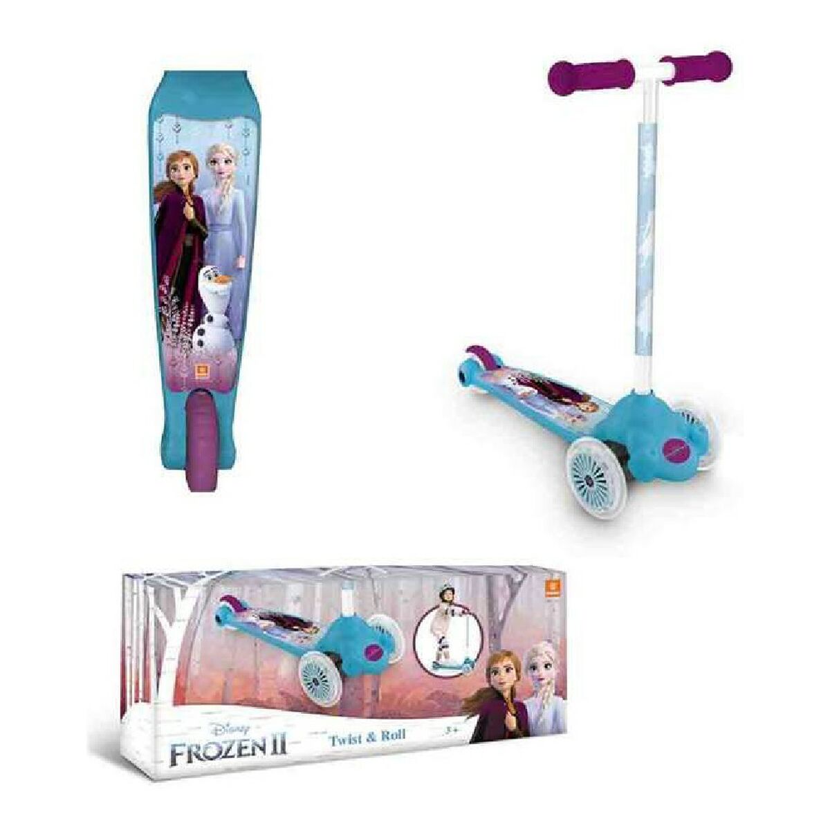 Скейт Twist & Roll Frozen II Mondo 28/300-6