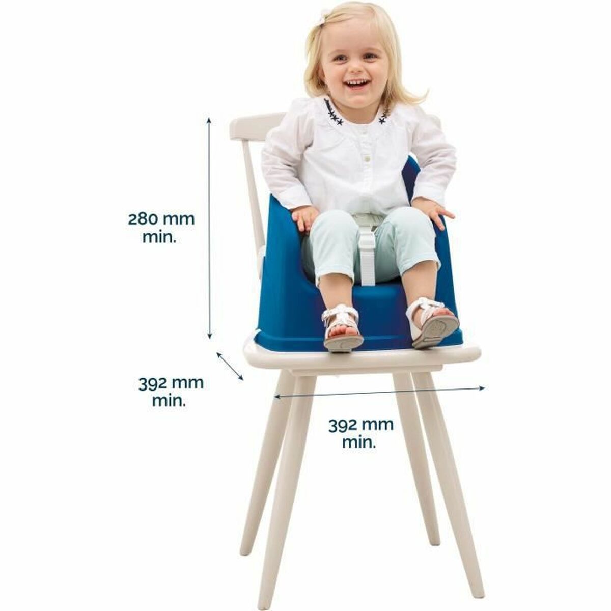 Высокий стул ThermoBaby YOUPLA Синий-3