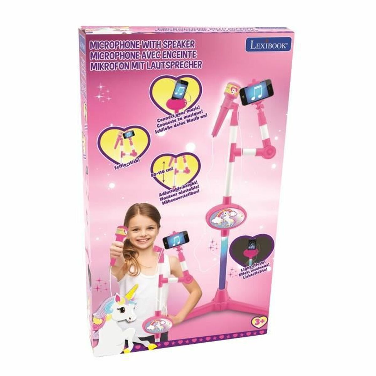 Lexibook Unicorn Children's Karaoke Microphone-2