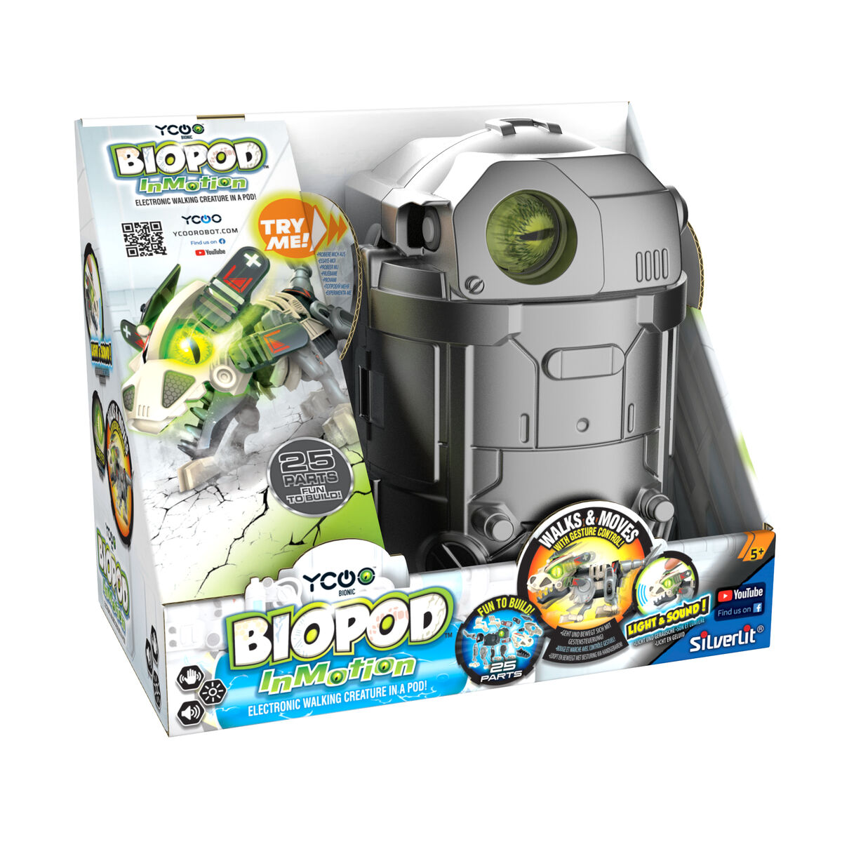 Динозавр Silverlit Mega Dino Biopod 25 Предметы 22 cm-2