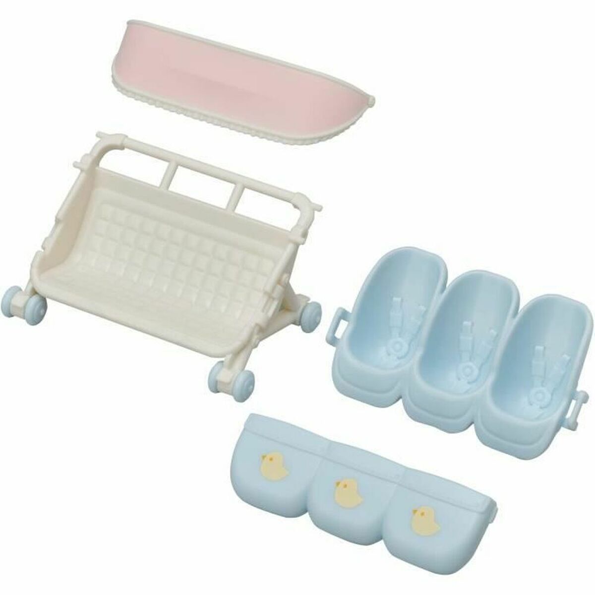 Playset Sylvanian Families The Triple Stroller-5