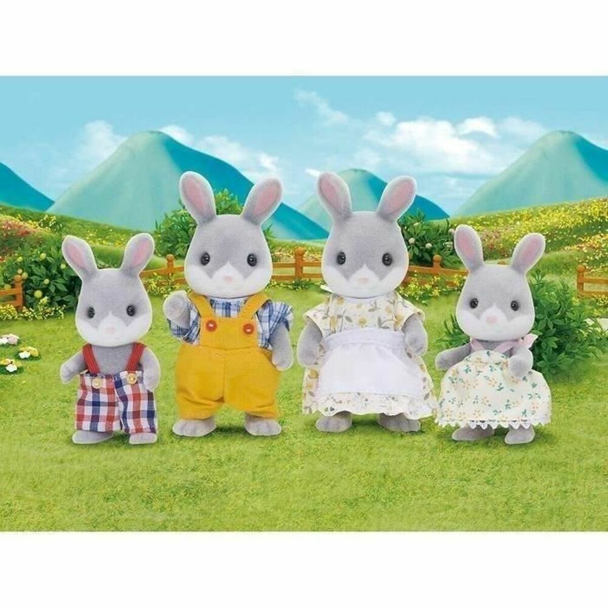 Набор кукол Sylvanian Families Family Gray Rabbit-3
