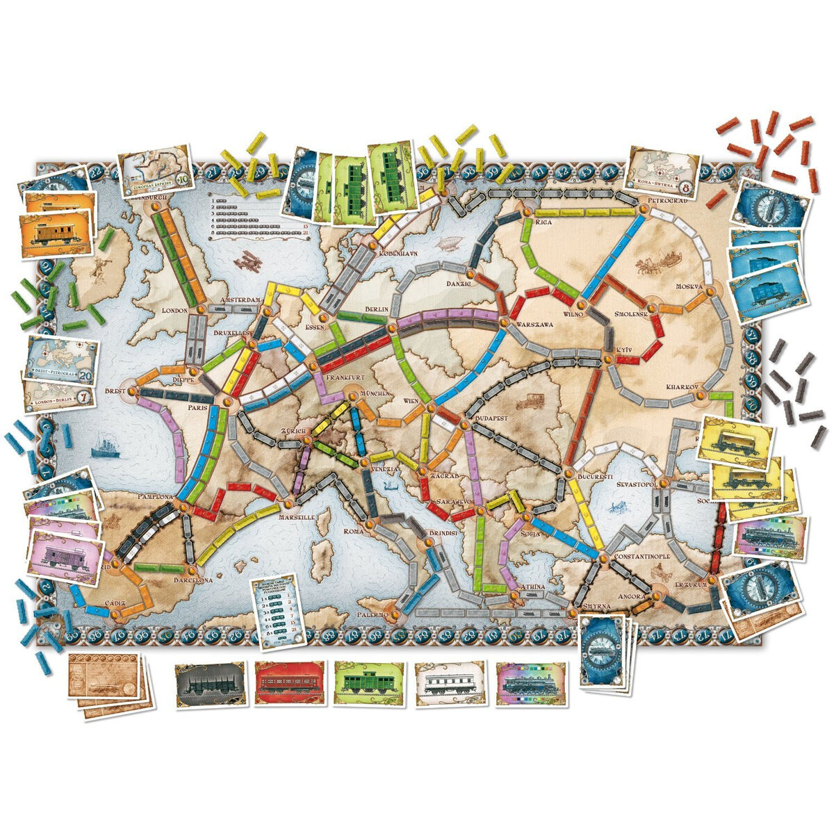 Настольная игра Asmodee The Adventurers of Rail Europe (FR)-3