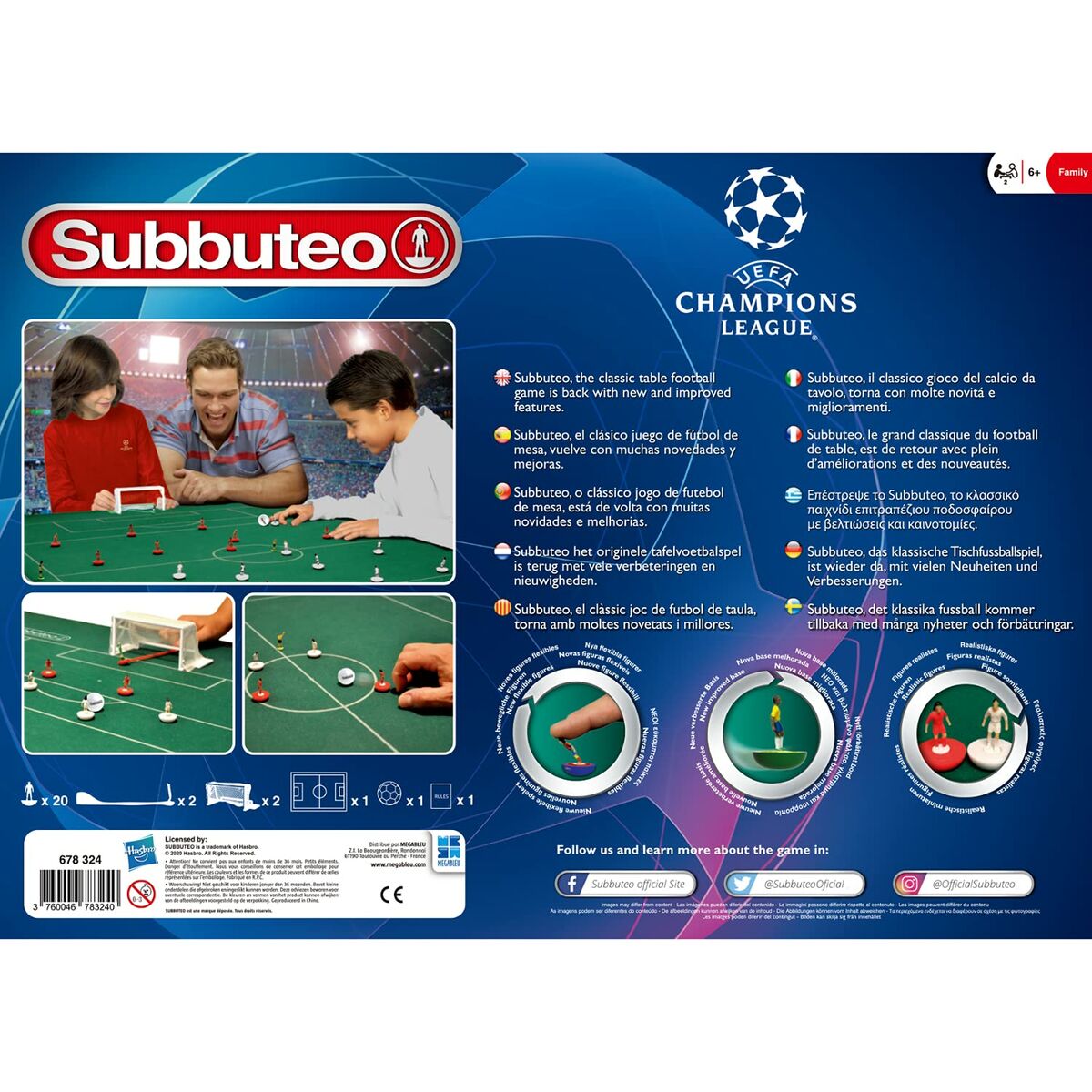 Настольная игра Megableu Subbuteo - Champions League Edition-5