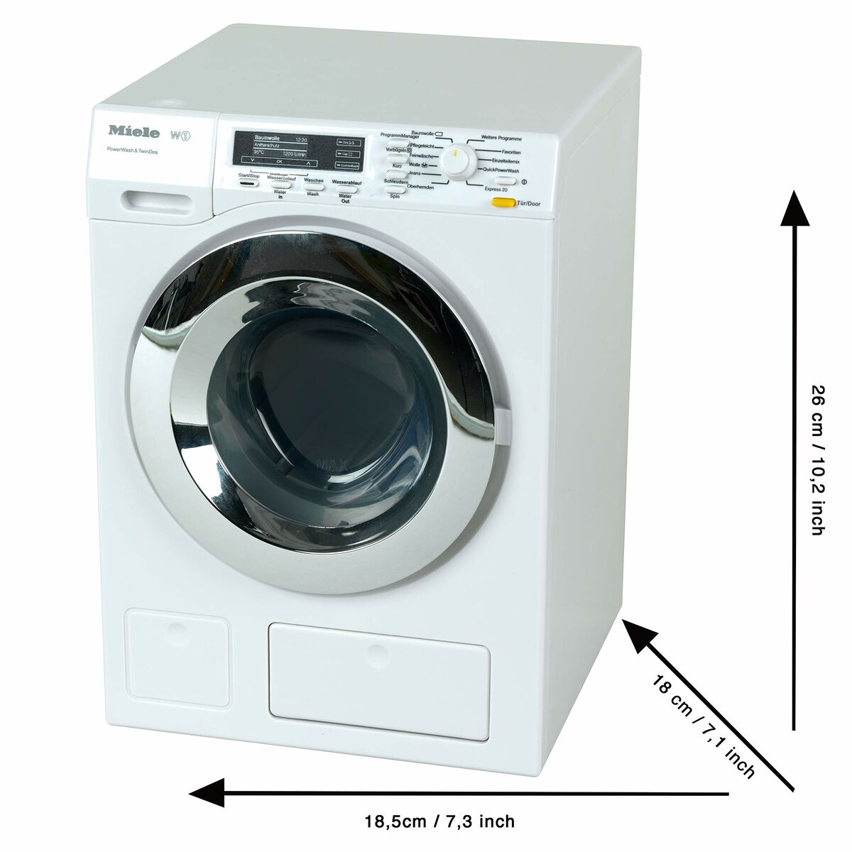 Іграшковий прилад Klein Children's Washing Machine 18,5 x 18,5 x 26 cm-2