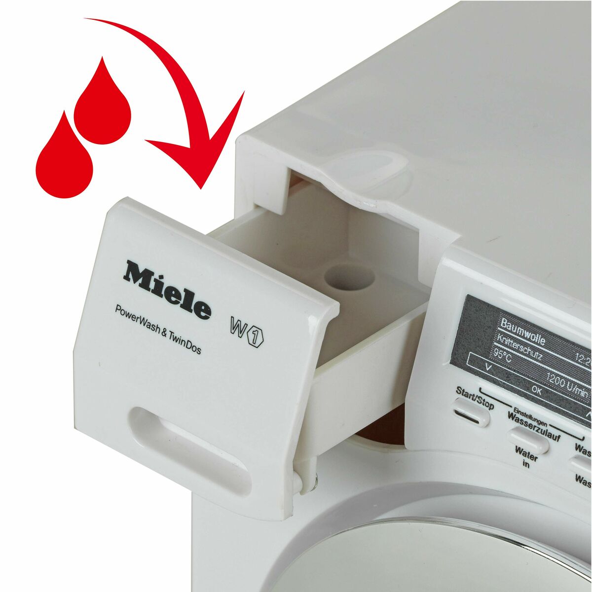 Іграшковий прилад Klein Children's Washing Machine 18,5 x 18,5 x 26 cm-4