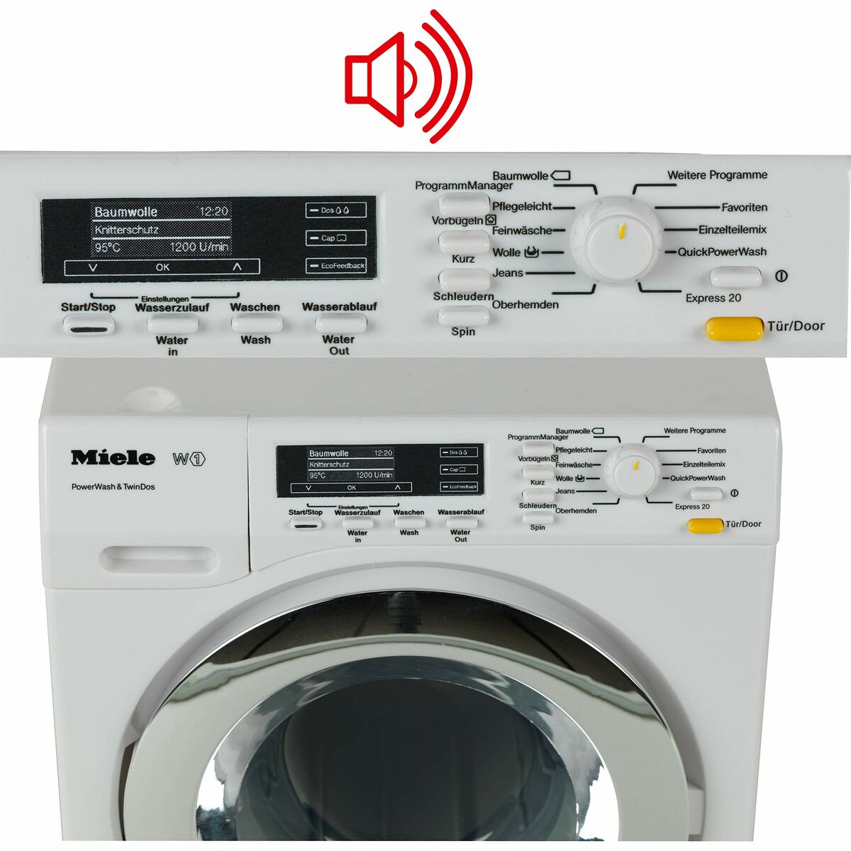 Іграшковий прилад Klein Children's Washing Machine 18,5 x 18,5 x 26 cm-5