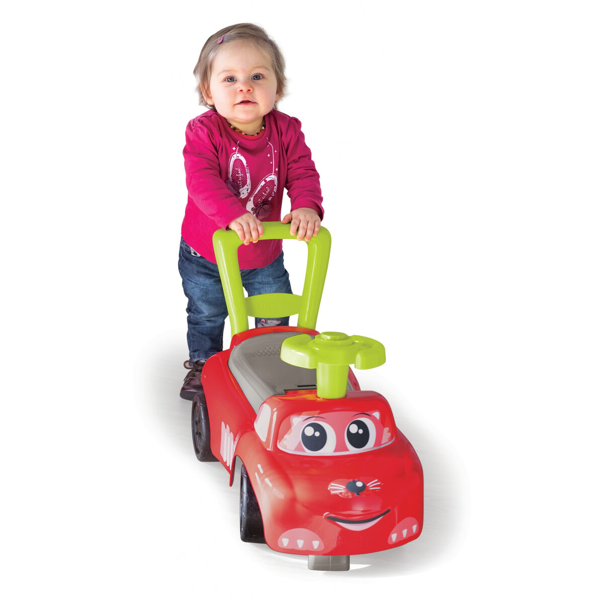 Машинка-каталка Smoby Child Carrier Pink-4