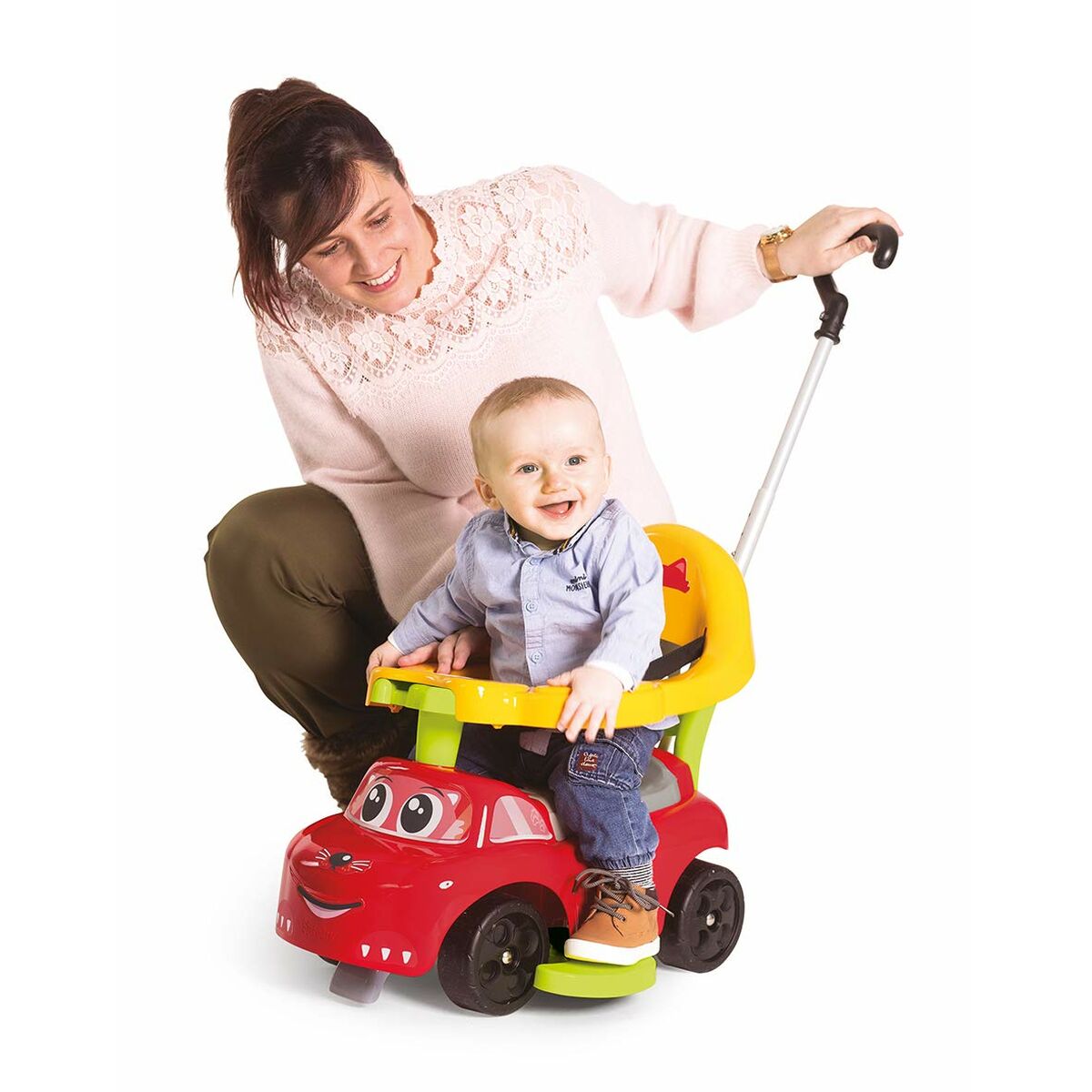 Машинка-каталка Smoby Child Carrier Pink-5